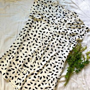 Umber Black Dot Dress